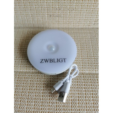 ZWBLIGT Sensor Light Closet Induction Lamp USB Rechargeable Indoor LED Night Light with Stick-On Magnetic Strip, for Corridor, Cabinet, Closet, Wardrobe, Stairs, Bedroom, Kitchen, Basement